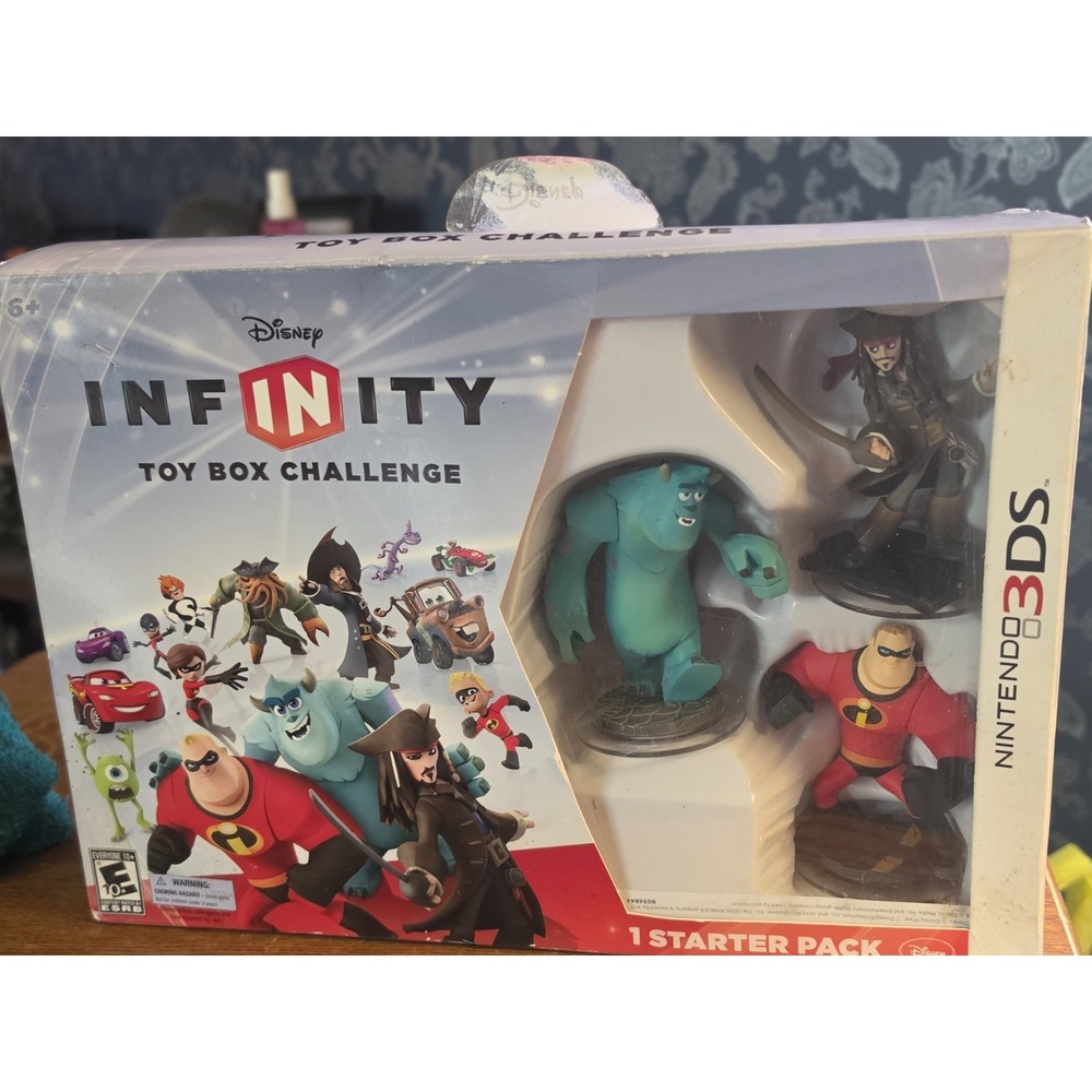 NEW Disney Infinity Nintendo 3DS Toy Box Challenge Video Game‎ Starter Pack 3DS